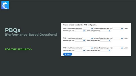 security+ 601 pbq practice|Performance